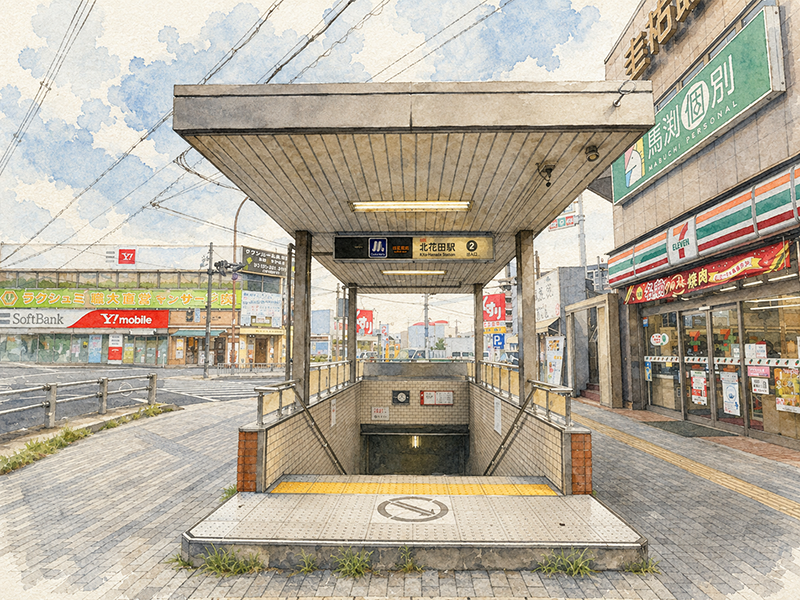 地下鉄御堂筋線 北花田駅